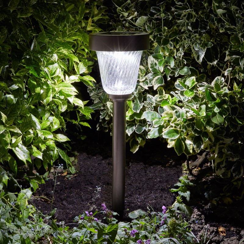 Balise Capella 50L Inox et verre Solaire