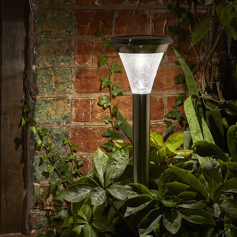 Balise Magnum 100L Inox et verre Solaire