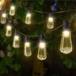 Guirlande DécoBulb 10L - 20 ampoules plastique Solaire