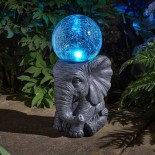 Orbe Eléphant résine et verre Solaire Orbe Eléphant résine et verre Solaire
