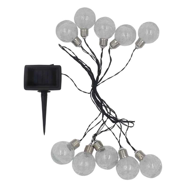 Guirlande globes craquelés Solaire