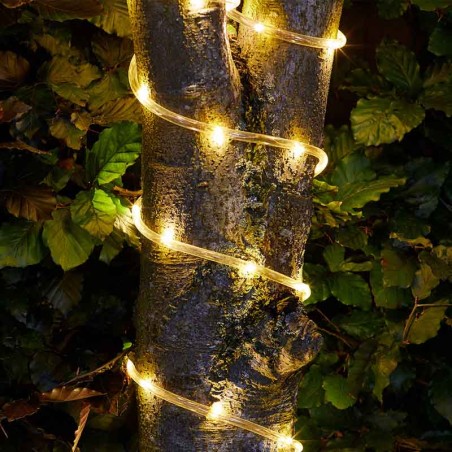 Guirlande Corde 100LEDs Solaire