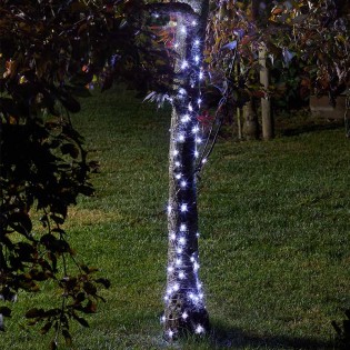 Guirlande Luciole 100 Leds blanc Solaire