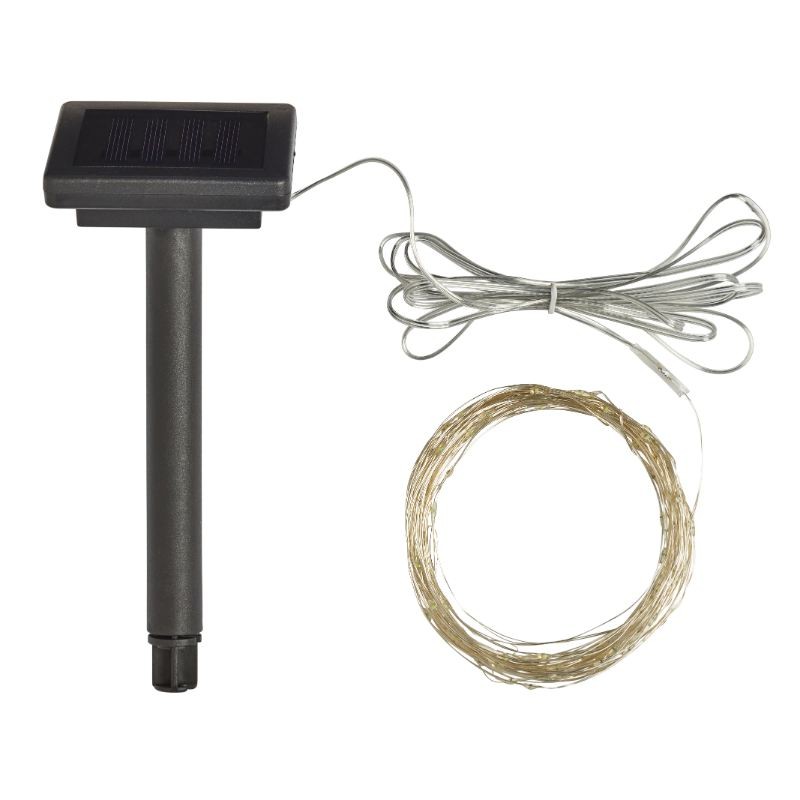 Guirlande Luciole 100 Leds blanc Solaire