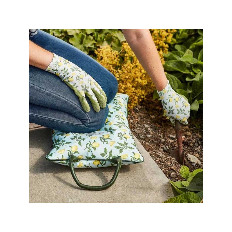 Sicillian lemon kneeler pillow