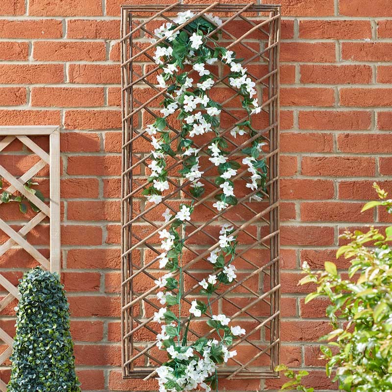 Treillis Carré en saule - 1.2 x 0.45m