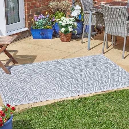 Tapis Illusion - Gris 120 x 180 cm