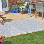 Tapis Illusion - Gris 120 x 180 cm