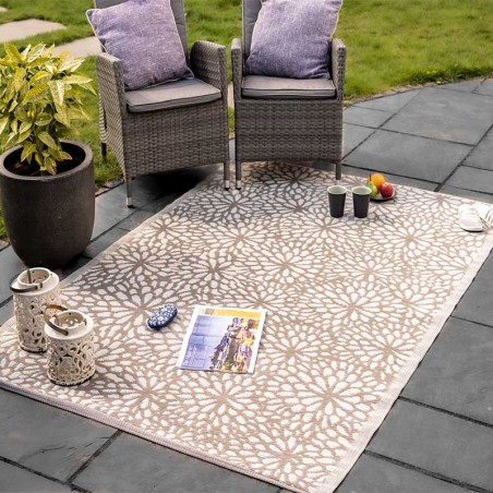 Tapis Bloom - Mocha 150 x 210 cm