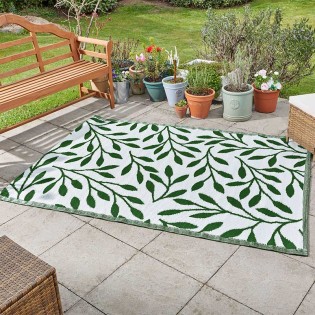 Tapis Leaves - Green 150 x 210 cm